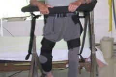 Stroke survivor using the Gait Harness System